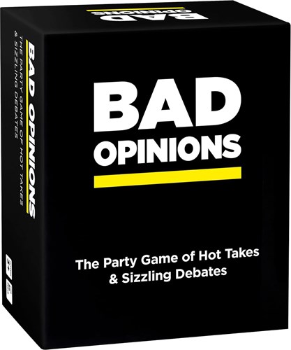 Dyce party game Bad Opinions card game for adults and friends