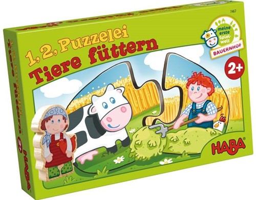 HABA One, Two, Puzzle-to-do - Feeding the animals