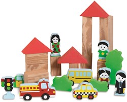 Edushape Foam Blocks My Soft World - City