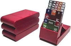 HOT Games Bridge Bidding-Box-Set 4 pcs. foldable