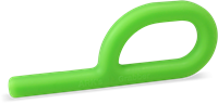 ARK Therapeutic chew toy Grabber Original Lime Green XT Medium sensory Klassieke P-vormige handkauwtool, ontwikkeld door een logopedist, voor kauwoefening en zelfregulatie.