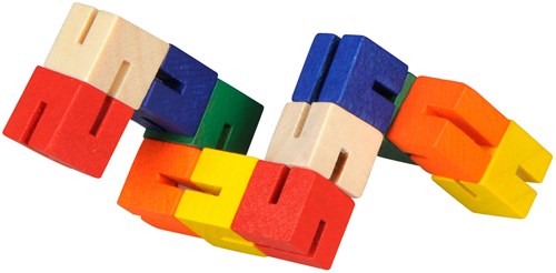 Wooden switch puzzle toy creative elastic twist puzzle-2