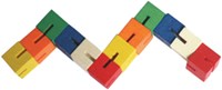 Wooden switch puzzle toy creative elastic twist puzzle-3