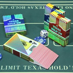 HOT Sports + Toys poker cards Texas Hold'em 100% plastic jumbo
