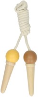 Lobbes wooden skipping rope ice creams 200cm colorful toy-3