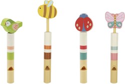 Lobbes slide whistle toy colorful wooden animal music kids