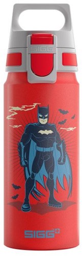 SIGG Batman kids water bottle - 0.6L aluminium red-2