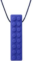 ARK Therapeutic chewable toy Brick Stick dark blue Getextureerde bakstenen kauwhanger voor sensory seekers, geeft rijke orale input voor kinderen en volwassenen.
