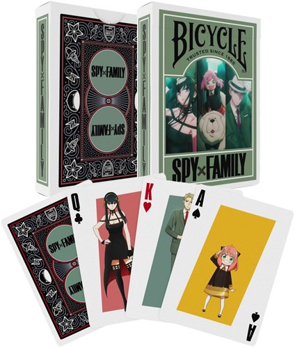 Bicycle premium playing cards Spy x Family - Poker - Anime collection