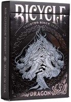 Bicycle playing cards Black Dragon - Premium Poker Cards - Dragon Collection-2