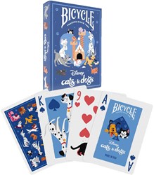Bicycle playing cards Disney cats and dogs - premium poker cards