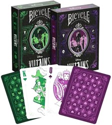 Bicycle playing cards Villains green and purple - card game for adults