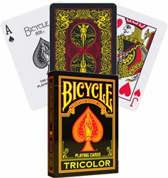 Bicycle playing cards - Poker Tricolor - Premium Belgium edition