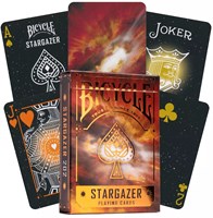 Bicycle playing cards Stargazer 202 - Poker cards space theme