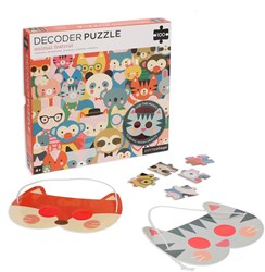 Petit Collage animal festival puzzle FSC cardboard kids jigsaw