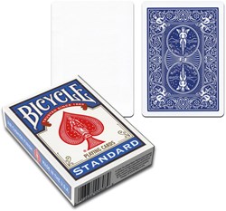 Bicycle playing cards magic tricks blue blank magic cards