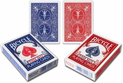 Bicycle playing cards magic cards red blue cardboard deck