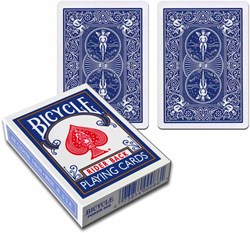 Bicycle playing cards magic cards blue cardboard deck