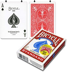 Bicycle magic card red - Magic Card Short Deck for kids