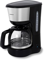 Inventum Koffiezetter 1.25l zwart/rvs 10 kopjes