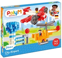 PolyM building blocks City Airport airport set 142-piece plastic-2