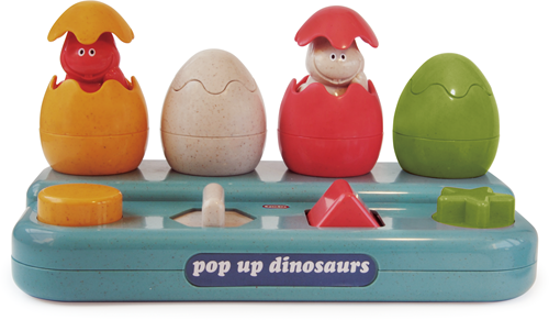 Tolo Bio Pop Up Toy Dinosaurs for 1-2 years