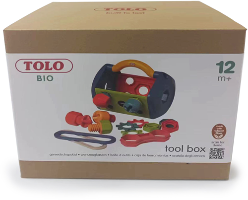 Tolo Bio toy toolbox - sustainable construction set for kids-2