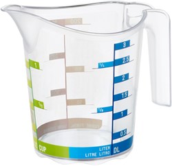Rotho measuring cup transparent 0.3L DOMINO plastic kitchen helper