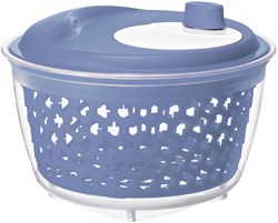 Rotho salad spinner 4.5L blue - BPA-free plastic salad dryer
