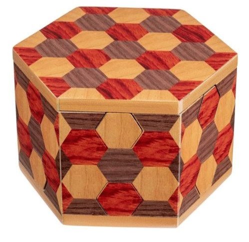 Philos puzzle box honeycomb brain teaser gift storage box-3