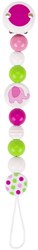 Heimess wooden pacifier chain elephant pink baby accessory