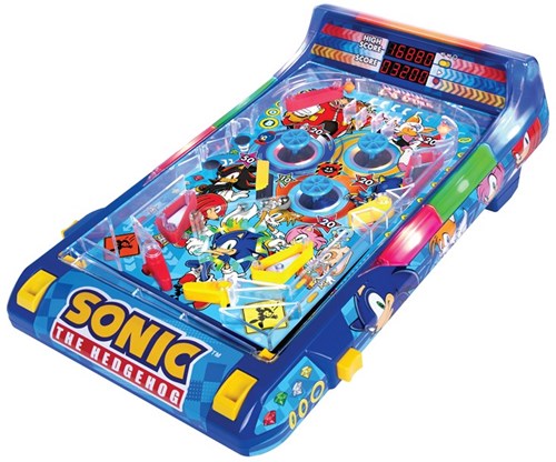 Merchant Ambassador Sonic electronic pinball arcade game 32x56x18cm