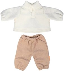 Miniland doll clothes sweater and trousers 38cm pink cotton