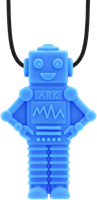 ARK Therapeutic chew necklace sensory toy for kids and adults - extra tough - Royal Blue Speelse, robotvormige kauwketting met veel textuur voor sensorische zoekers.