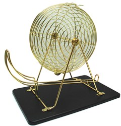 HOT Sports + Toys Lotto Cage with Metal Drum and 90 Balls 43cm