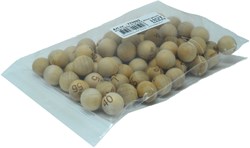 HOT Games bingo balls wooden set 75 pieces 20mm numbered