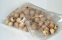 HOT Sports + Toys wooden bingo balls 75 pieces numbered 25mm game