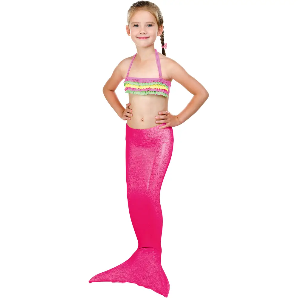 Fin Fun mermaid tail Aquatail pink with adjustable monofin