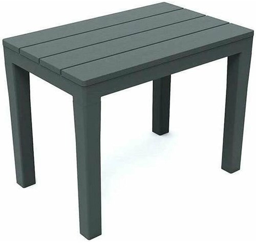 ProGarden side table anthracite plastic garden furniture 60x39x45 cm-3
