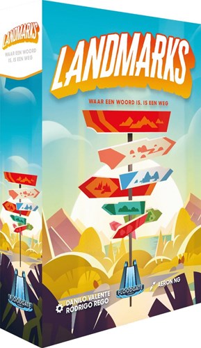 Asmodee board game Landmarks - strategic party game for 2-10 players