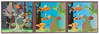 Scratch magnetic puzzle book dragons - travel game for kids-3