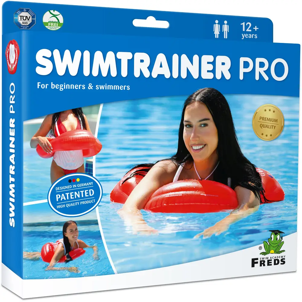 Freds Swim Academy swim trainer PRO red for adults and teens 12-99 years