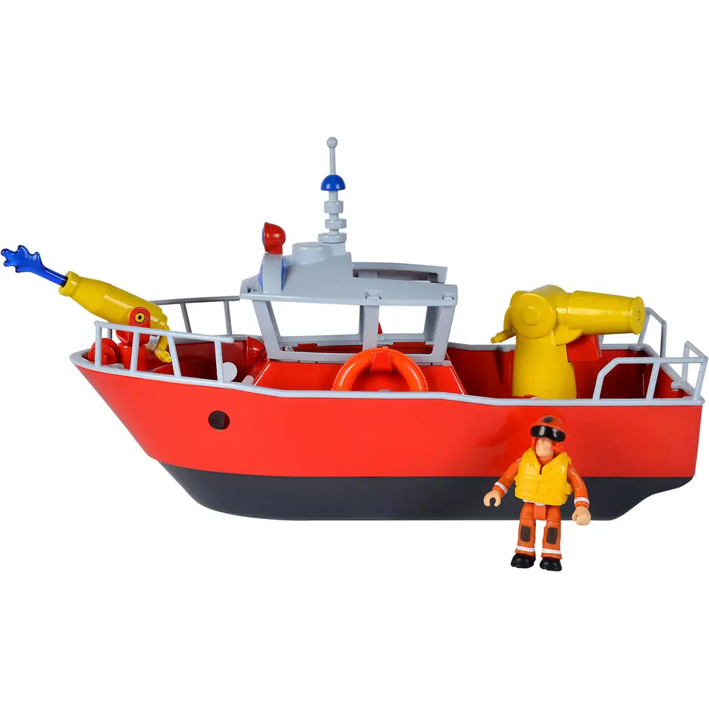 Simba Fireman Sam Titan fire boat with water cannons 32 cm