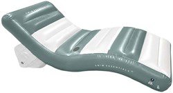 Swim Essentials Luxury Lounge Air Mattress - Green White - Pool 180 cm