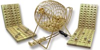 Hot Games Bingo Mill 24/18cm.meta.+75 ball+board