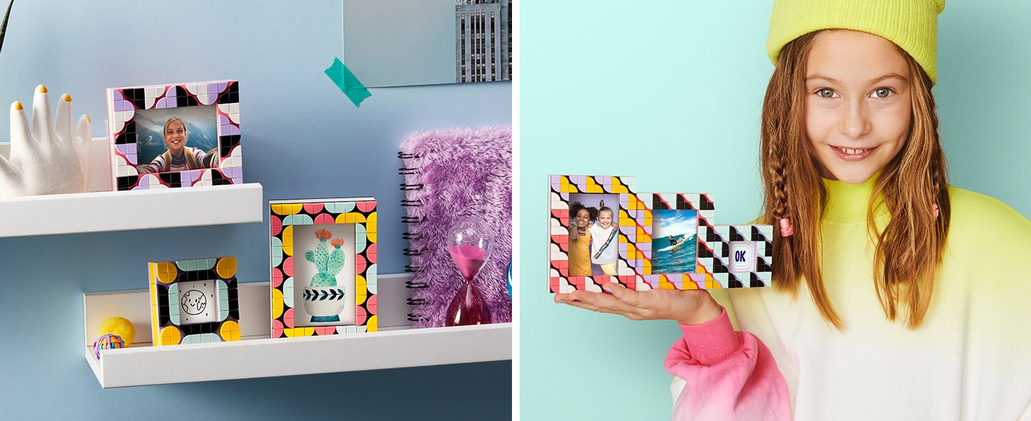 lego dots creative picture frames