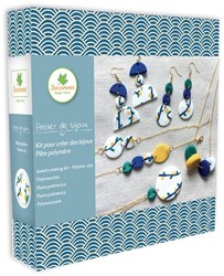 Sycomore jewelry craft set - polymer clay jewelry making - creative toy