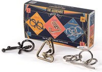 Recent Toys brain teaser puzzle set - The Alchemist, set of 3 metal