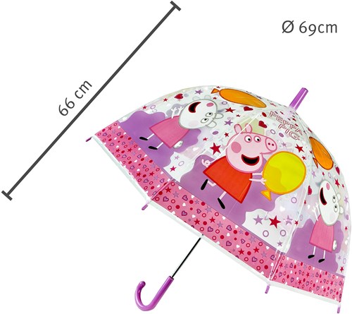 Undercover Peppa Pig kids umbrella multicolor - rain protection-3