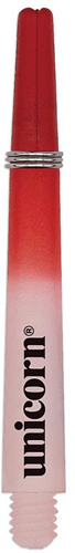 Unicorn dart shafts Gripper 3 Two-Tone Small Thread red-white medium